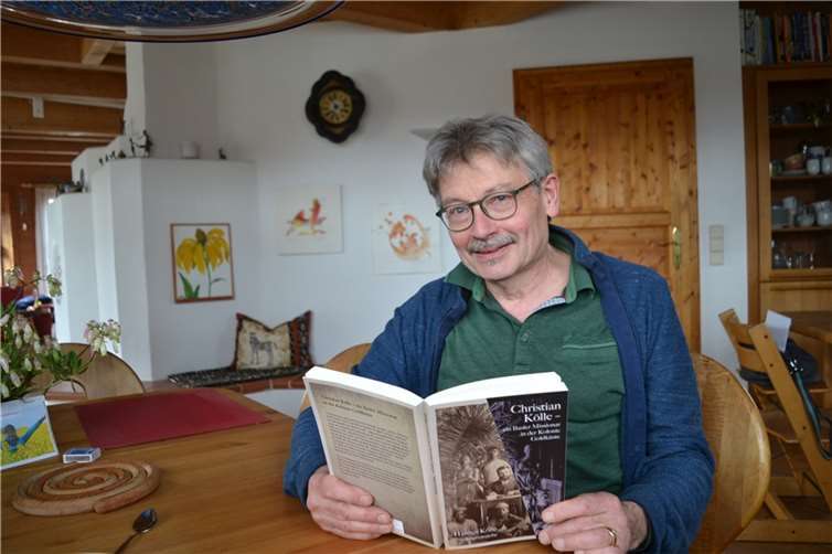 Der Autor Hannes Kölle, Jahrgang 1951, begibt sich mit der Biografie seines Großvaters auf eine Spurensuche.  Foto: Eberhard Müller