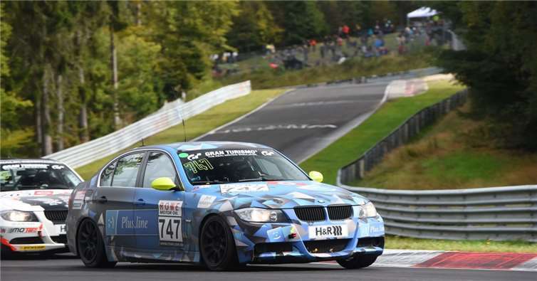 Der BMW 325i aus der Klasse V4 erreichte einen guten 5. Platz. Foto: Werner Röder