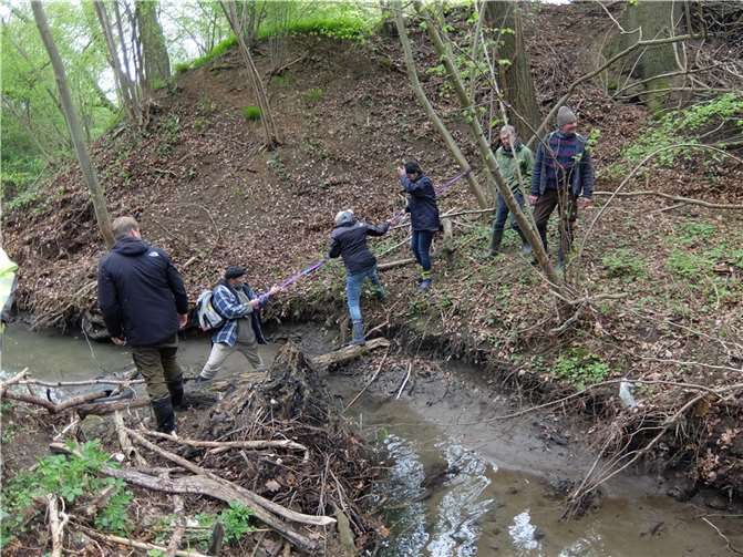 Der Bachabschnitt zwischen Widdenberg und Altendorfer Mühle wurden in Augenschein genommen.  Fotos: Marcus Knopp