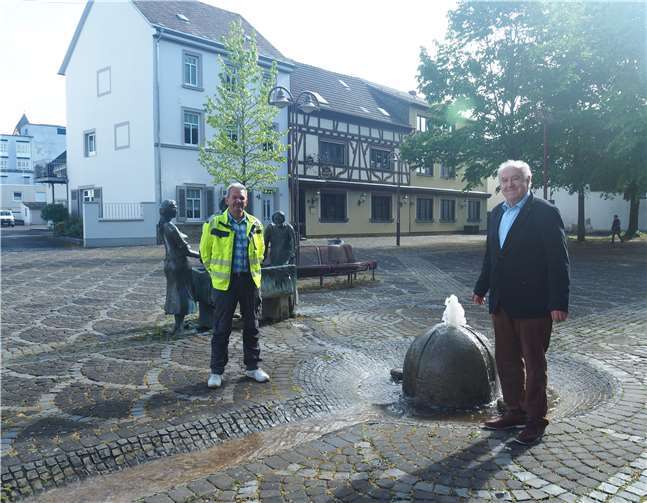 Der Bachlauf in der Bendorfer Innenstadt plätschert wieder. Foto: Stadt Bendorf am Rhein