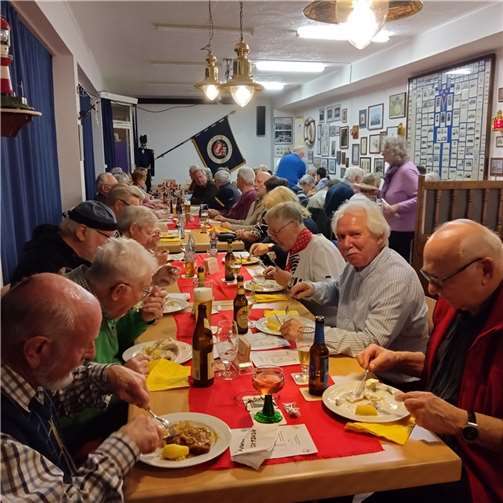 Der Backsabend ist eine begehrte Veranstaltung der Marinekameradschaft.  Foto: privat