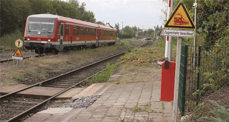 Der Bahnhof in Kruft. privat