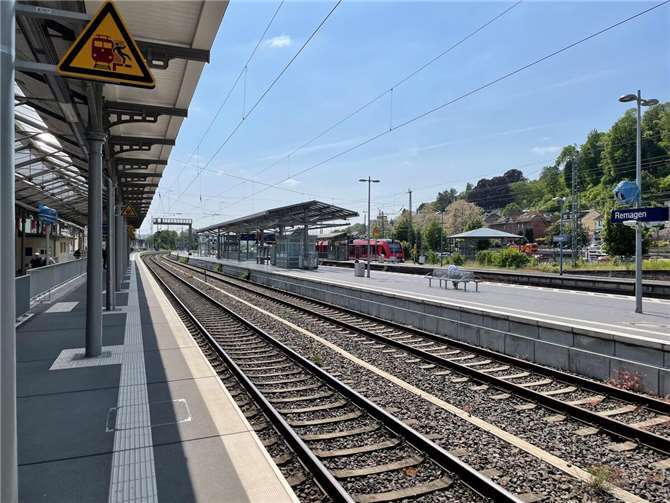 Der Bahnhof in Remagen.  Foto: ROB