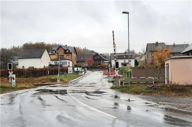 Der Bahnübergang in Ruppach-Goldhausen wird ab dem 12. November für den Fahrzeugverkehr gesperrt. Der Zugverkehr ist nicht betroffen. Foto: privat