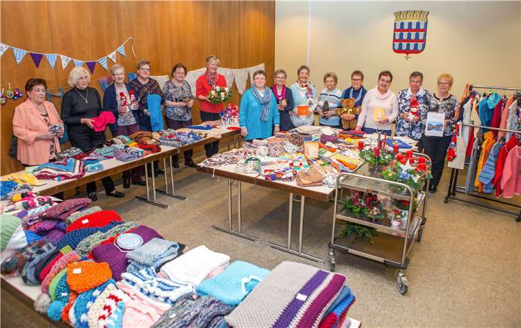 Der Basar im Klottener Bürgerhaus.  Kurt Oblak