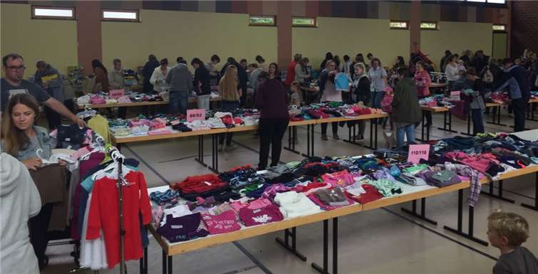 Der Basar war ein voller Erfolg.privat