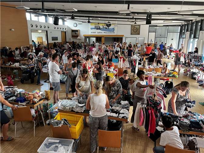 Der Basar war gut besucht. Foto: privat
