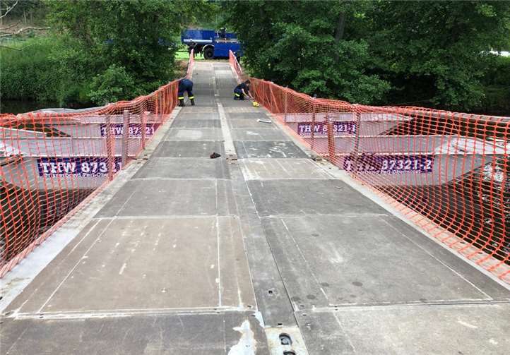 Der Bau der Brücke in Ettelbrück verlief in diesem Jahr anders als sonst.