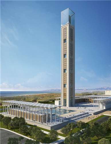 Der Bau der drittgrößten Moschee der Welt beschert dem Holzwolle-Leichtbauplatten-Hersteller aus der Eifel den größten Einzelauftrag in der Unternehmensgeschichte. KSB Jürgen Engel Architekten