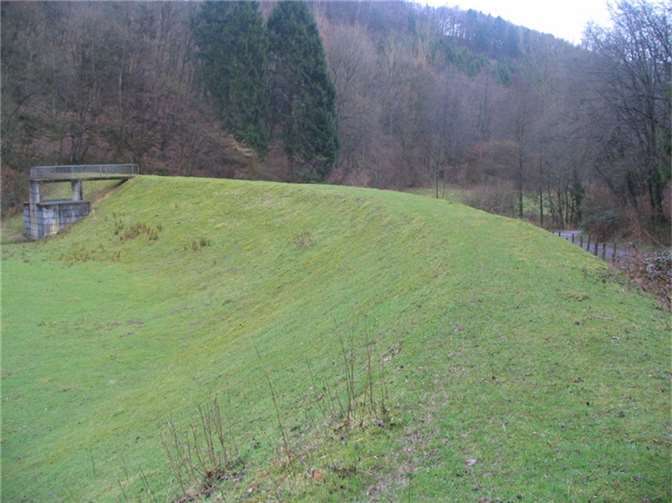 Der Bau einer zusätzlichen Hochwasserentlastung ist erforderlich, damit der Damm bei extremen Hochwasserereignissen nicht überspült und aufgeweicht wird.  Foto: SGD Nord