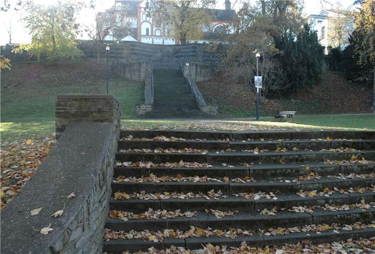 Der Bauausschuss gab grünes Licht für die Sanierung der Löwentreppe. BL