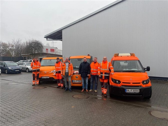 Der Bauhof verfügt über drei E-Fahrzeuge.  Foto: Ute Wallbrück