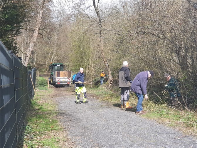 Der Bautrupp der Eifelverein-OG Kaisersesch. Foto: privat
