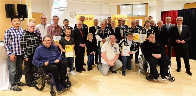 Der Behinderten- und Rehabilitations Sport-Verband Rheinland-Pfalz (BSV) ehrte seine Meister 2019, die erfolgreichsten Sportler des vergangenen Jahres in Rheinland-Pfalz.Fotos: US