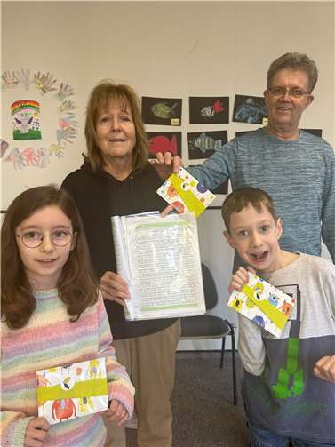 Der Bendorfer Buchautor Ulf Störmer war zu Gast in der Grundschule Vallendar.  Foto: GS Vallendar
