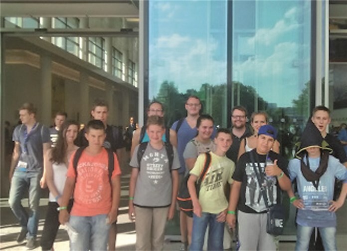 Der Besuch der Gamescom war eines der Highlights für die Kinder und Jugendlichen aus Rheinbach.privat