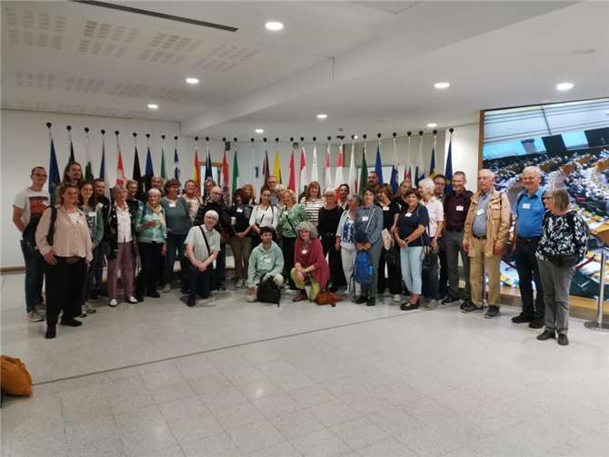 Der Besuch des Europäischen Parlaments in Brüssel bot einen spannenden Einblick in die Arbeit und Funktionsweise der europäischen Demokratie.  Foto: privat