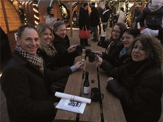 Der Besuch des Mainzer Weihnachtsmarktes bildete den Abschluss des Tages.