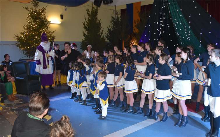 Der Besuch des Nikolauses durfte natürlich nicht fehlen.Foto: privat