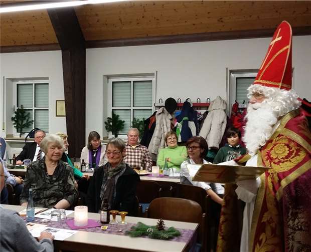 Der Besuch des Nikolauses durfte natürlich nicht fehlen.