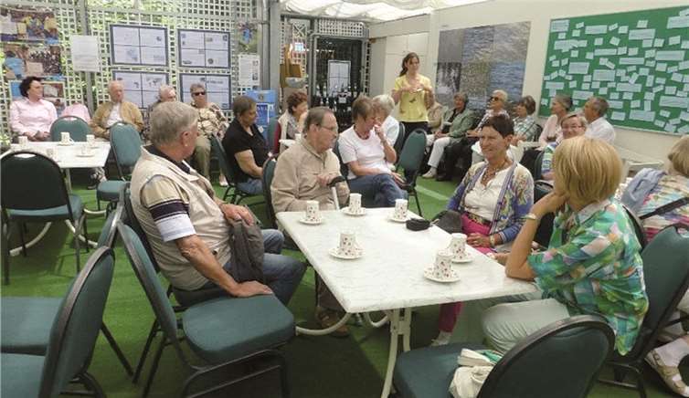 Der Besuch des Schmetterlingsgartens wurde zu einer spannenden Entdeckungsreise. Bei Kaffee und Kuchen endete dieser schöne Ausflug der Senioren.Privat