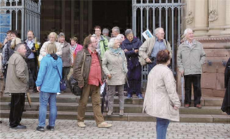 Der Besuch des Speyerer Doms war natürlich ein Highlight beim Ausflug des Bassenheimer Kirchchors vor der Sommerpause. privat
