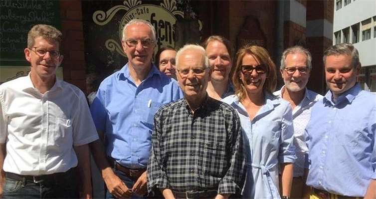 Der Besuch fand seinen Abschluss im „Café Lebensart“. Privat