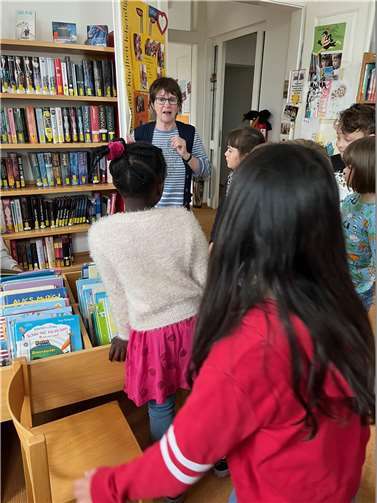 Der Besuch hat den Kindern viel Freude bereitet. Foto: GS Polch