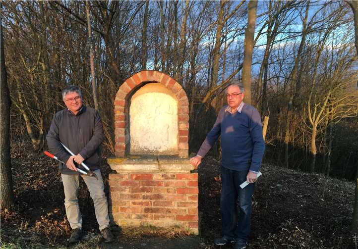 Der Bilderstock wurde vom Gehölz frei geschnitten. Foto: D. Bornschlegl