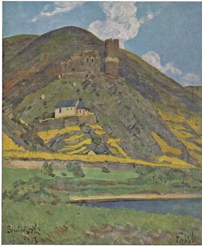 Der Bischofsstein nach einem Gemälde von Fritz Wille. Privat