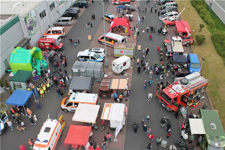 Der Blaulichttag war gut besucht. Quellen: Blaulichtfamilie Montabaur / Westerwald