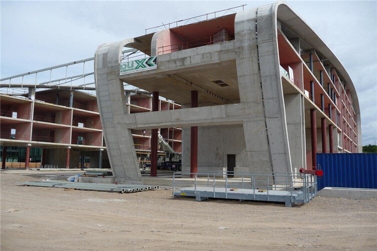 Der Bonner Bogen im Bau