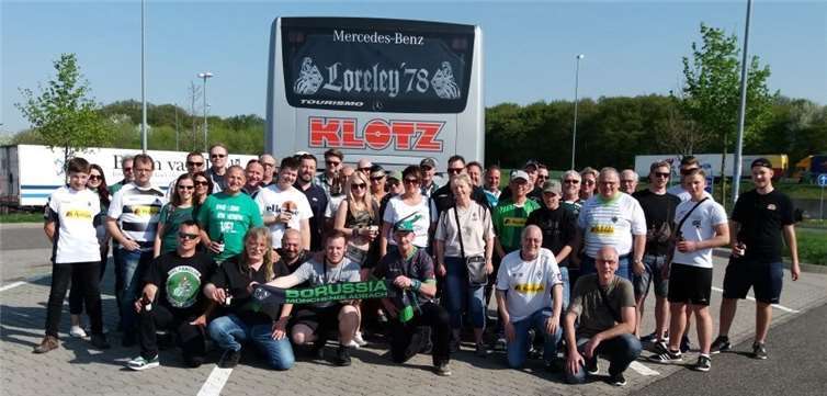 Der Borussia-Fanclub Loreley ´78 on tour. Privat