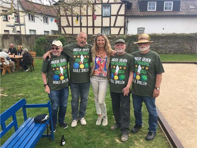 Der Bouleplatz wurde feierlich eröffnet. Foto: privat