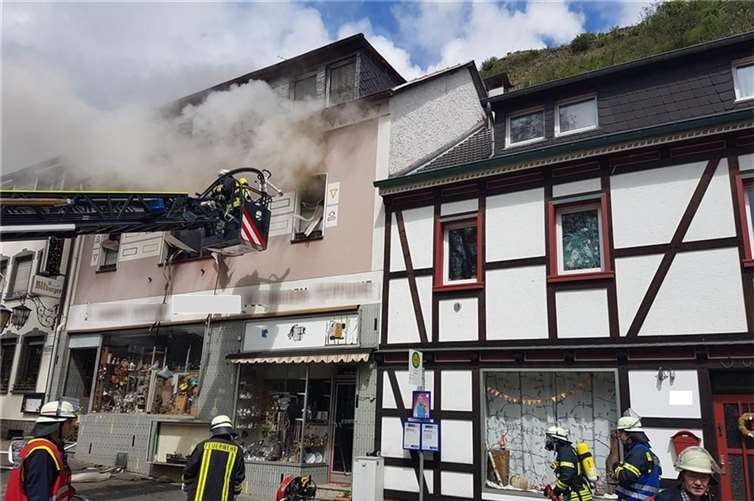 Der Brand verursachte einen hohen Schaden.
