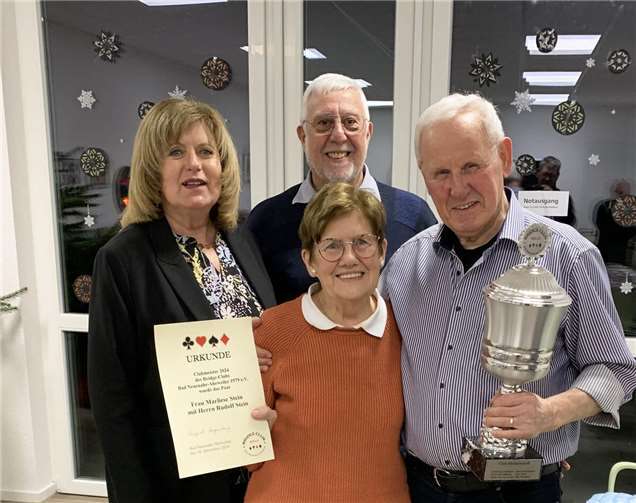 Der Bridge-Club Bad Neuenahr-Ahrweiler hat die Clubmeister 2024 ermittelt.  Foto: privat