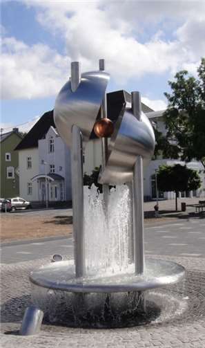 Der Brunnen in der Ortsmitte.Privat