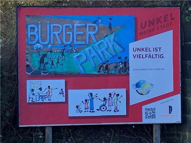 Der Bürgerpark ist in diesem Monat auf dem Plakat zu sehen.  Foto: privat