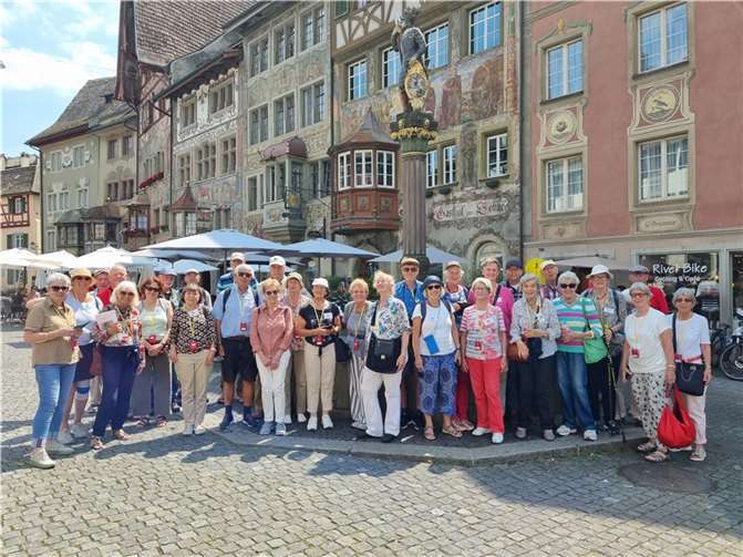 Der Bürgerverein in Stein am Rhein. Quelle: Bürgerverein Meckenheim
