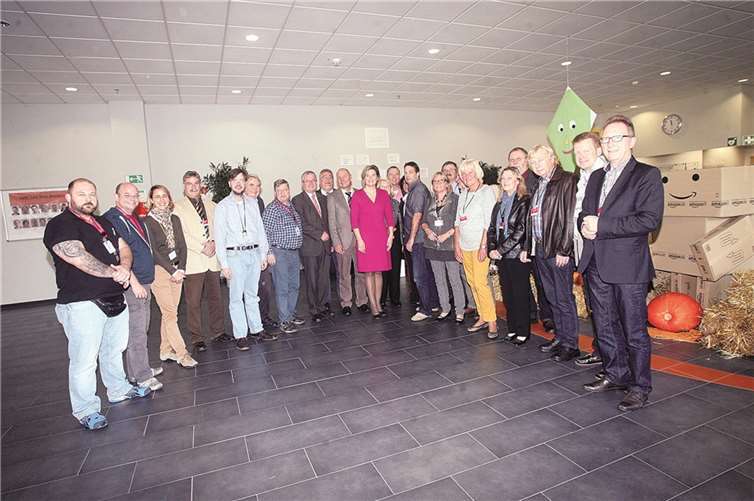 Der CDA Bezirksverband Koblenz-Montabaur und die Mitglieder der CDU-Landtagsfraktion zu Besuch bei Amazon in Koblenz. Privat