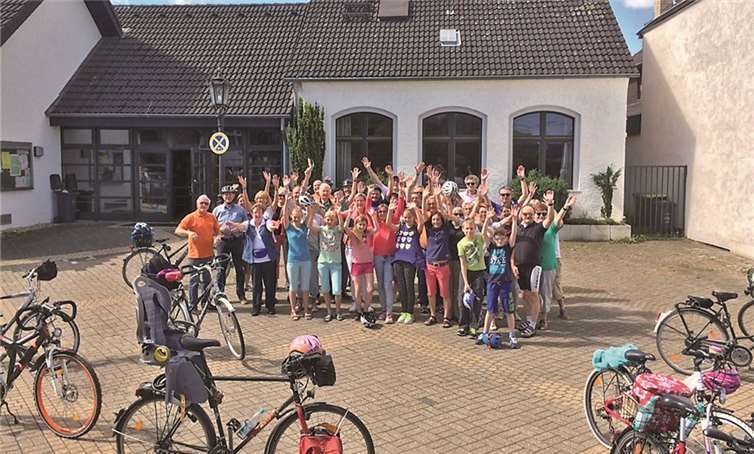 Der CDU-Gemeindeverband auf Familienfahrradtour.privat