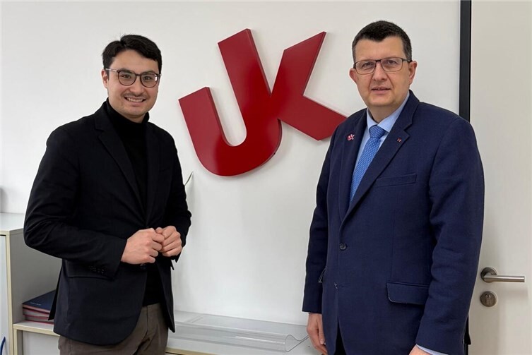 Der CDU-Landtagskandidat und Stadtrat Philip Rünz tauschte sich mit dem Universitätspräsidenten Prof. Dr. Stefan Wehner über die Zukunftsperspektiven der Universität aus.