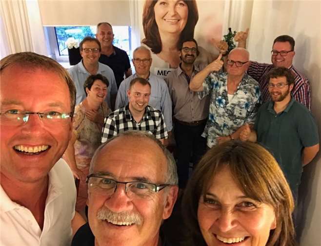 Der CDU-Stadtverbandsvorstand unterstützt Mechthild Heil und Jörg Lempertz bei ihrer Wahl am 24. September. Foto: privat