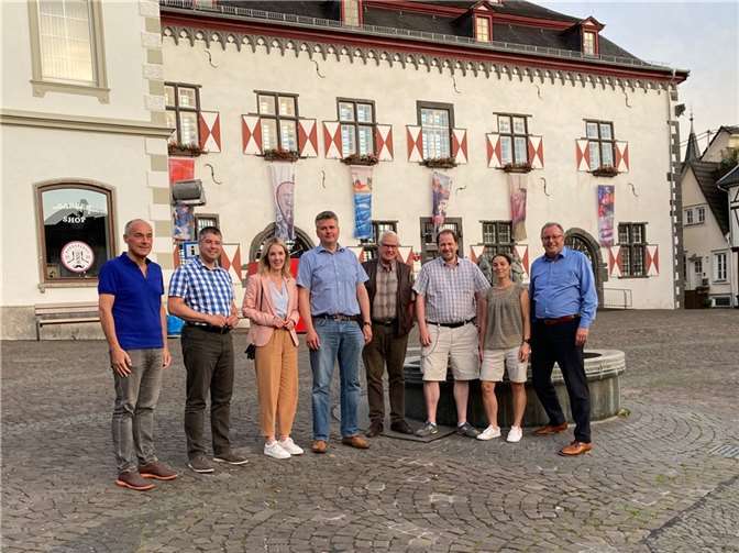 Der CDU-Vorstand zusammen mit Bürgermeisterkandidat Heiko Glätzner.  Foto: privat