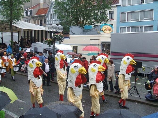 Der Canteclaer-Zug in Deinze.  Foto: Uwe Janzen