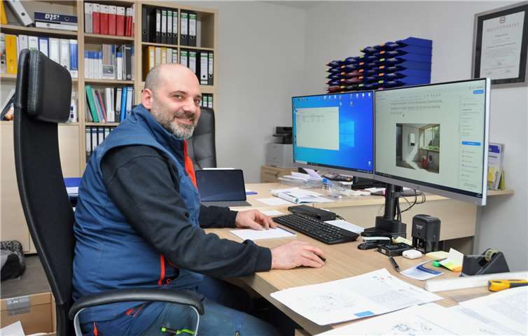 Der Chef – Installateur- und Heizungsbaumeister Raffaele Nicolai .Foto: Archiv/ BS