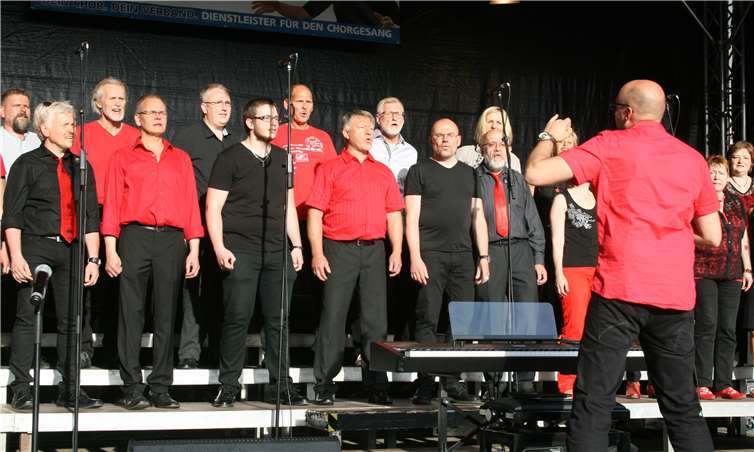 Der Chor Canto al dente bei der Nacht der Chöre 2016 in Hachenburg. Privat