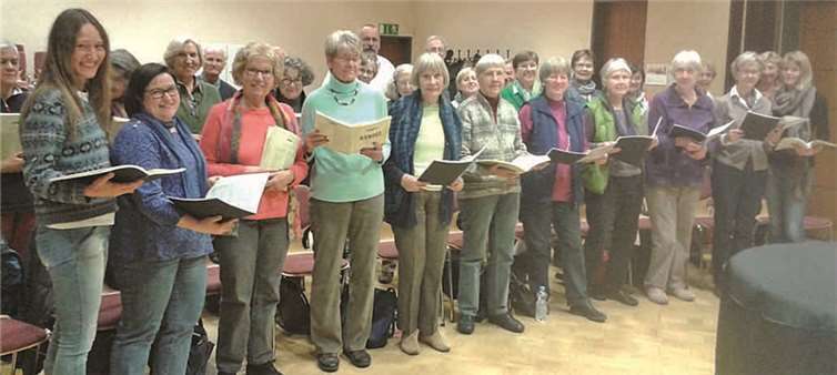 Der Chor Collegium Vocale der Musikschule. privat