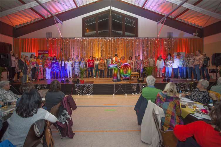 Der Chor Thalhausen begeistert bei den Auftritten.Foto: Wolfgang Tischler