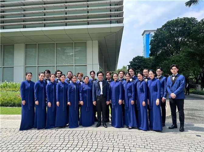 Der Chor der Mahidol Universität Bangkok gastiert am 11. Mai 2024 in Ochtendung. Quelle: Ars Musica